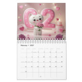 2026 Cute Seasonal Character Wall Calendar (Small) Kalender (Feb 2027)