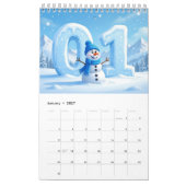 2026 Cute Seasonal Character Wall Calendar (Small) Kalender (Jan 2027)