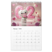 2026 Cute Seasonal Character Wall Calendar (Small) Kalender (Feb 2026)