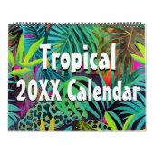2026 Cute Tropical colorful custom photos wall Kalender (Titelbild)