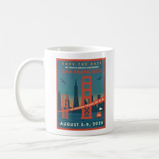 2026 D.A. WSC Gedenktasse Kaffeetasse (Links)