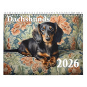 2026 Dackeln Kalender (Titelbild)