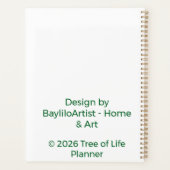 🌳 2026 Daily Planner - Stylized Tree of Life Planer (Rückseite)