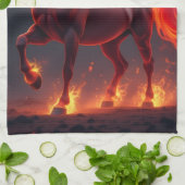 „2026 – Das Jahr des Feuerpferds“6 Geschirrtuch (Gefaltet)