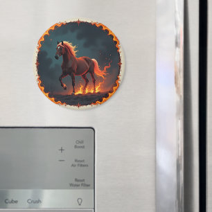 „2026 – Das Jahr des Feuerpferds“8 Magnet