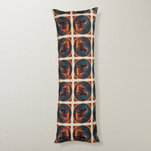 „2026 – Das Jahr des Feuerpferds“8 Seitenschläferkissen (Rückseite (Vertikal))