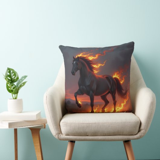 „2026 – Das Jahr des Feuerpferds“ Kissen (Stuhl )