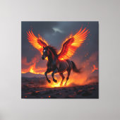 „2026 – Das Jahr des Feuerpferds“ Leinwanddruck (Vorderseite)