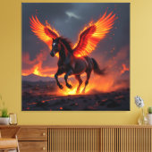 „2026 – Das Jahr des Feuerpferds“ Leinwanddruck (Insitu (Wohnzimmer))