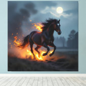 „2026 – Das Jahr des Feuerpferds“ Leinwanddruck (Insitu (Holzboden))