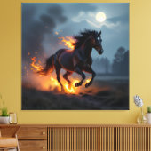 „2026 – Das Jahr des Feuerpferds“ Leinwanddruck (Insitu (Wohnzimmer))