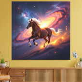 „2026 – Das Jahr des Feuerpferds“ Leinwanddruck (Insitu (Wohnzimmer))