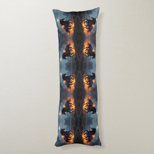 „2026 – Das Jahr des Feuerpferds“ Seitenschläferkissen (Rückseite (Vertikal))