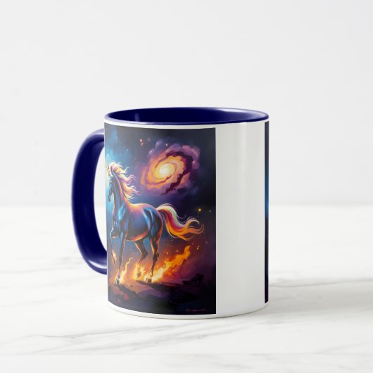 „2026 – Das Jahr des Feuerpferds“ Tasse (Vorderseite Links)