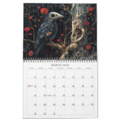 2026 Der wunderschöne dunkle, irdische Kunstkalend Kalender (Mär 2026)