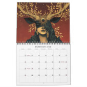 2026 Der wunderschöne dunkle, irdische Kunstkalend Kalender (Feb 2026)