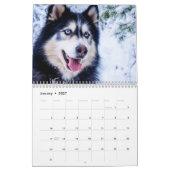 2026 Der wunderschöne sibirische Husky-Dog-Kalende Kalender (Jan 2027)