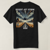 2026 Desert Jet Storm T-Shirt (Design Rückseite)
