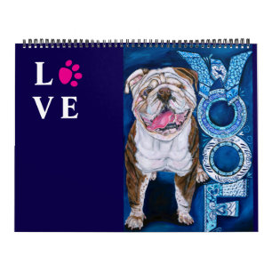 2026 Dog Artist Serie Farbenfrohe Kalender! Kalend Kalender