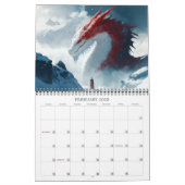 2026 Dragons 2 Fantasy Art Calendar Kalender (Feb 2025)