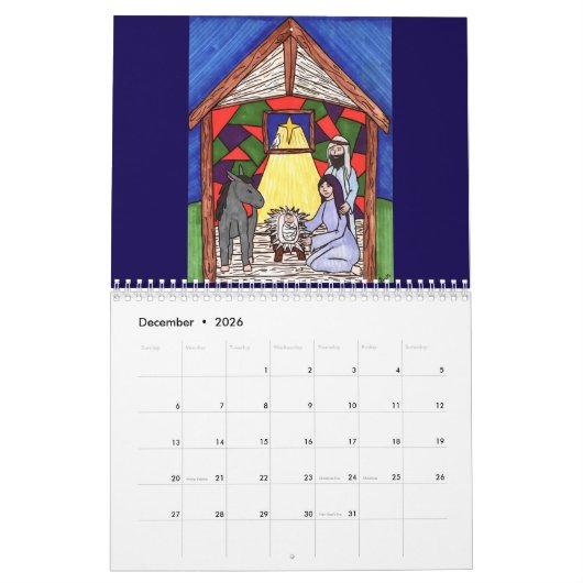 2026 Drawing Artwork Calendar by Rebecca Harris Kalender (Dez 2026)