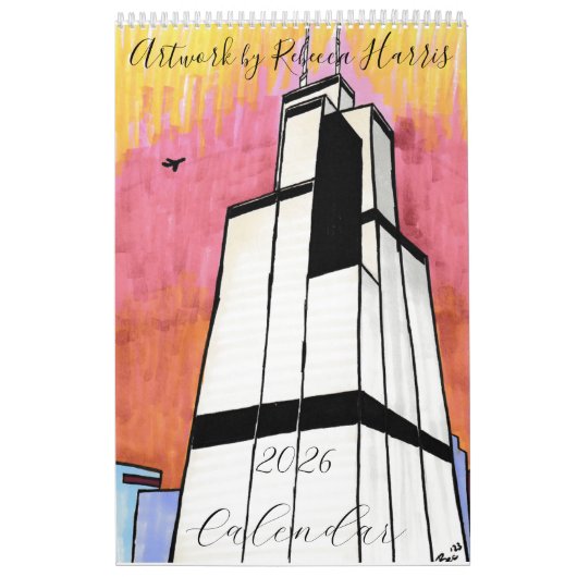 2026 Drawn Art Calendar Kalender (Titelbild)