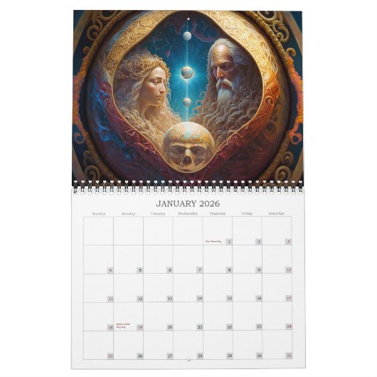 2026 Dreamscapes 1 Surreal Visionary Art Calendar Kalender (Jan 2026)