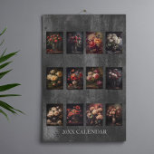 2026 düstere Blumensträuße Kalender