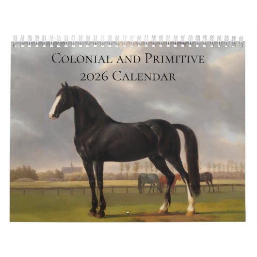 2026 Early American Art Wandkalender (Titelbild)