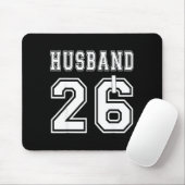 2026 Ehemann Ehefrau Matching Verlobungsfeier Mousepad (Mit Mouse)
