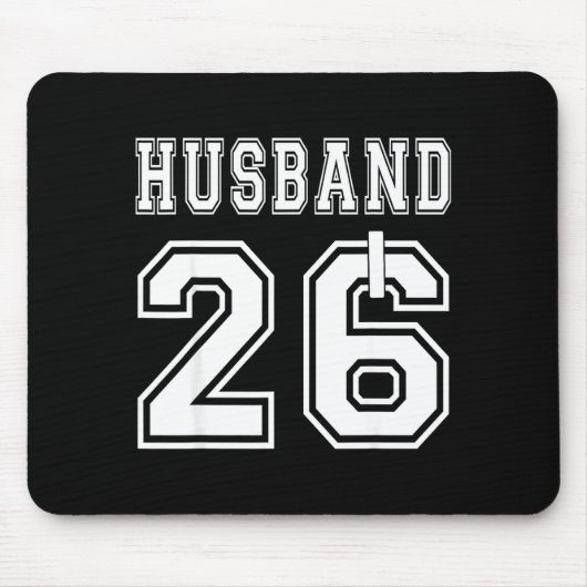 2026 Ehemann Ehefrau Matching Verlobungsfeier Mousepad (Vorne)
