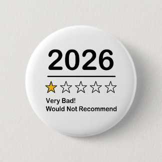2026 eine Sternebewertung sehr schlechtes Jahr Button