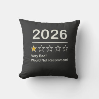 2026 eine Sternebewertung sehr schlechtes Jahr Kissen