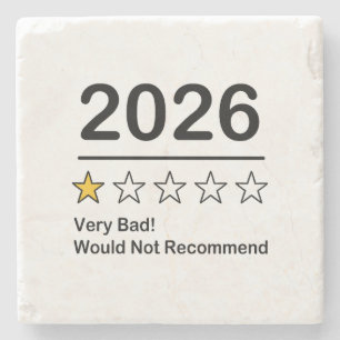 2026 eine Sternebewertung sehr schlechtes Jahr Steinuntersetzer