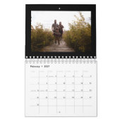 2026 Einfache Foto-Collage für benutzerdefinierte Kalender (Feb 2027)