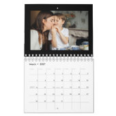 2026 Einfache Foto-Collage für benutzerdefinierte Kalender (Mär 2027)
