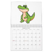2026 Einfache Tiere Kalender (Mär 2027)