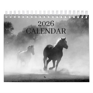2026 Einfache Tiere Kalender