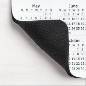 2026 Einfacher Minimalistischer Kalender Mousepad (Ecke)