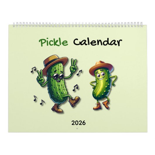 2026 Einmachgurken-Charakter-Thema Kalender (Titelbild)