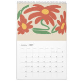 2026 Einseitiger Kleiner Kalender – Sauber und Mod (Jan 2027)