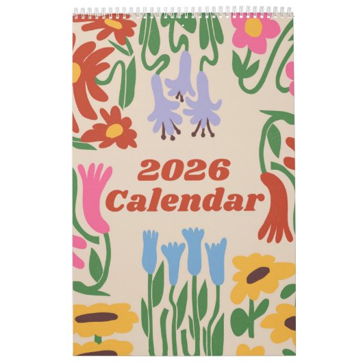 2026 Einseitiger Kleiner Kalender – Sauber und Mod (Titelbild)