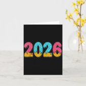 2026 Eis-Drip-Meme Neujahr Gen-Alpha-Slang Karte (Gelbe Blume)