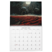 2026 Eldritch Lands 3 Dark Fantasy Art Calendar Kalender (Jan 2026)