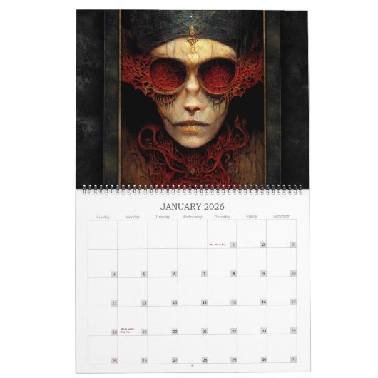 2026 Eldritch Lands 4 Dark Fantasy Art Kalender (Jan 2026)
