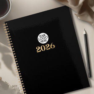 2026 Elegante Business Imitats Goldene Foil Glitze Planer