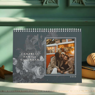 2026 Eleganter Stilvoller Floraler Künstlerischer  Kalender
