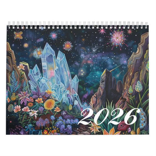 2026 Enchanted Celestial Mystic Art Calendar Kalender (Titelbild)