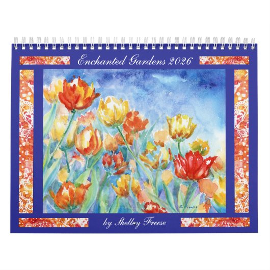 2026 Enchanted Gardens Calendar Kalender (Titelbild)