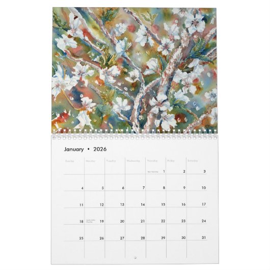 2026 Enchanted Gardens Calendar Kalender (Jan 2026)